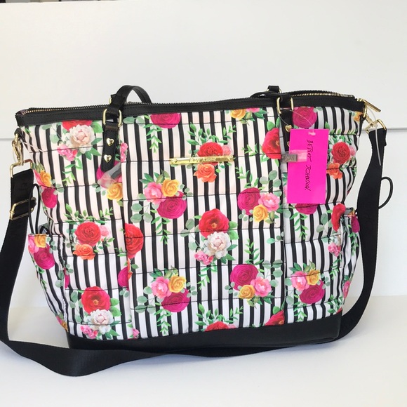 betsey johnson travel tote